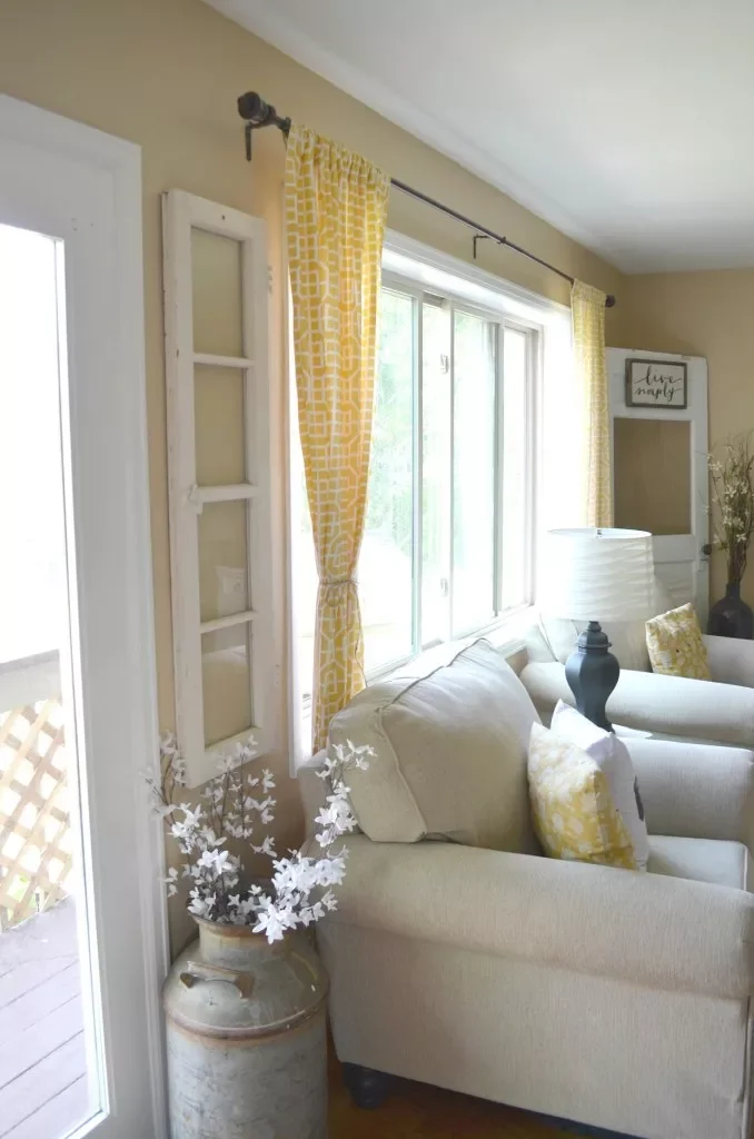 38 Vintage Window Frame Ideas That Transform Any Space 14 Hang Them Vertically