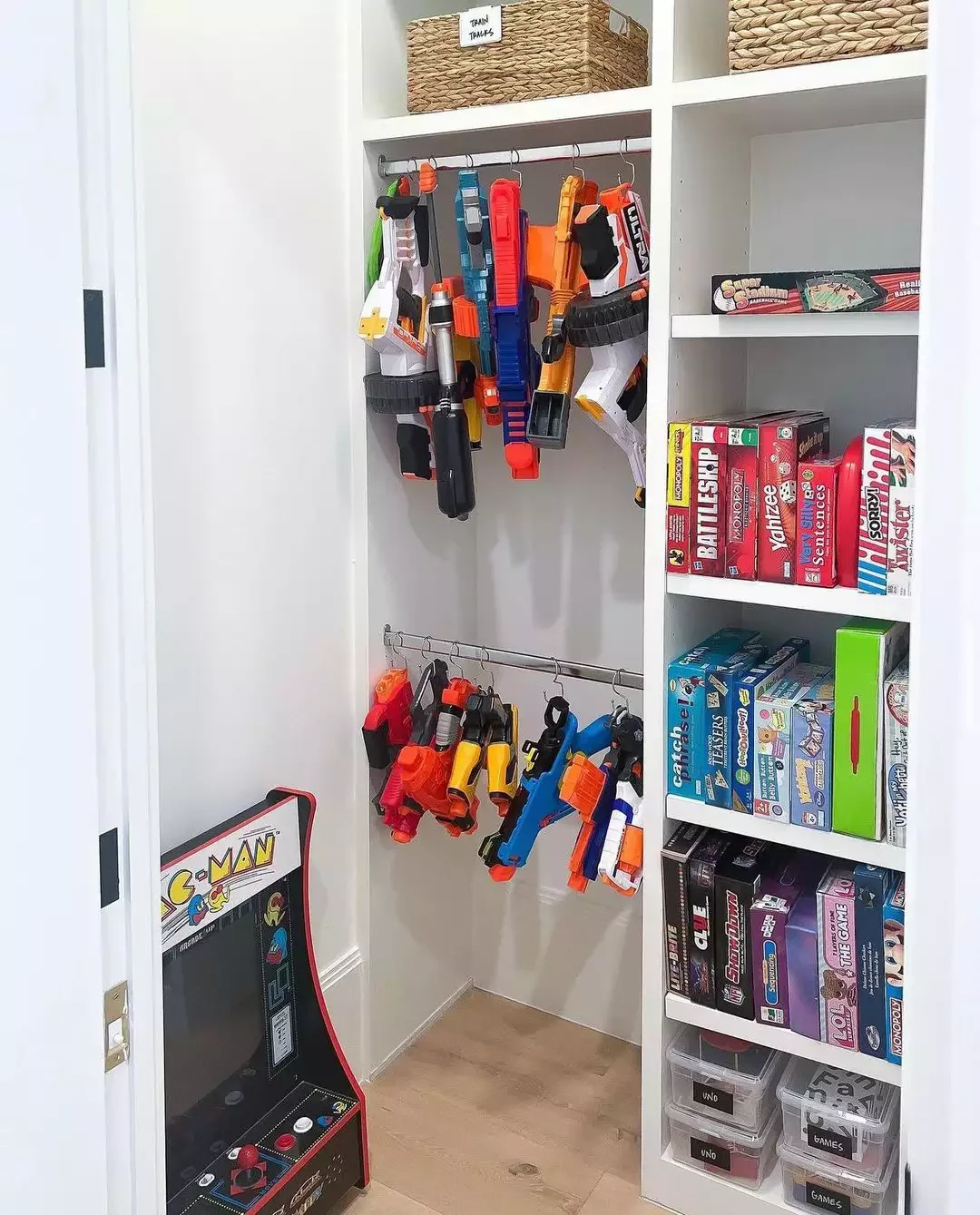 32 Brilliant Small Closet Organization Ideas That Actually Work Hang Toys