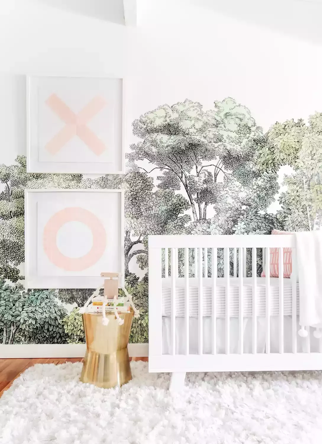 57 Stunning Baby Girl Nursery Ideas That'll Make Your Heart Melt Hang Woodland Wallpaper