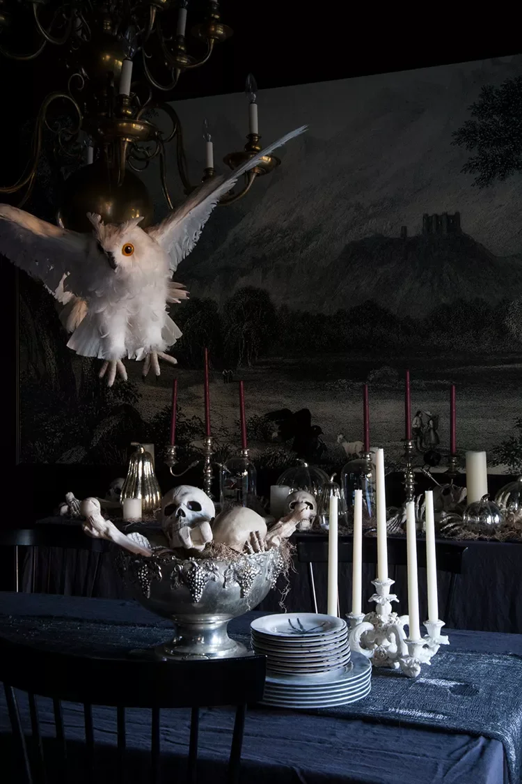 18 Halloween Centerpiece Ideas You Can Create in Under an Hour Hang Your Centerpiece