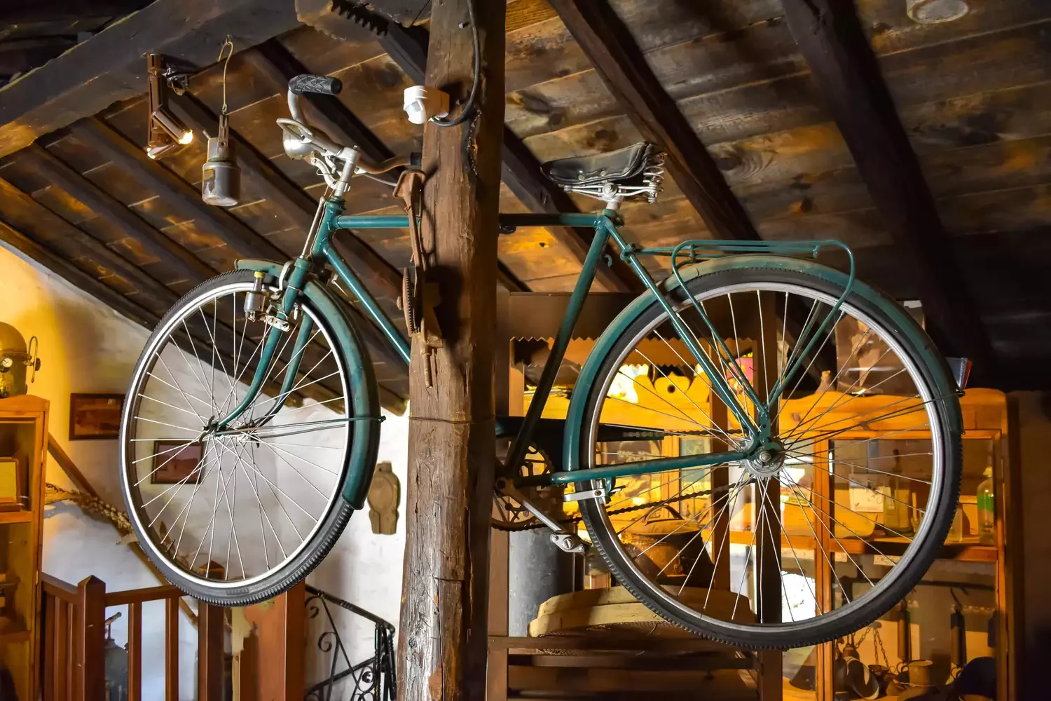 18 Smart Bike Storage Solutions for Your Garage Space Hang a Bike From a Post