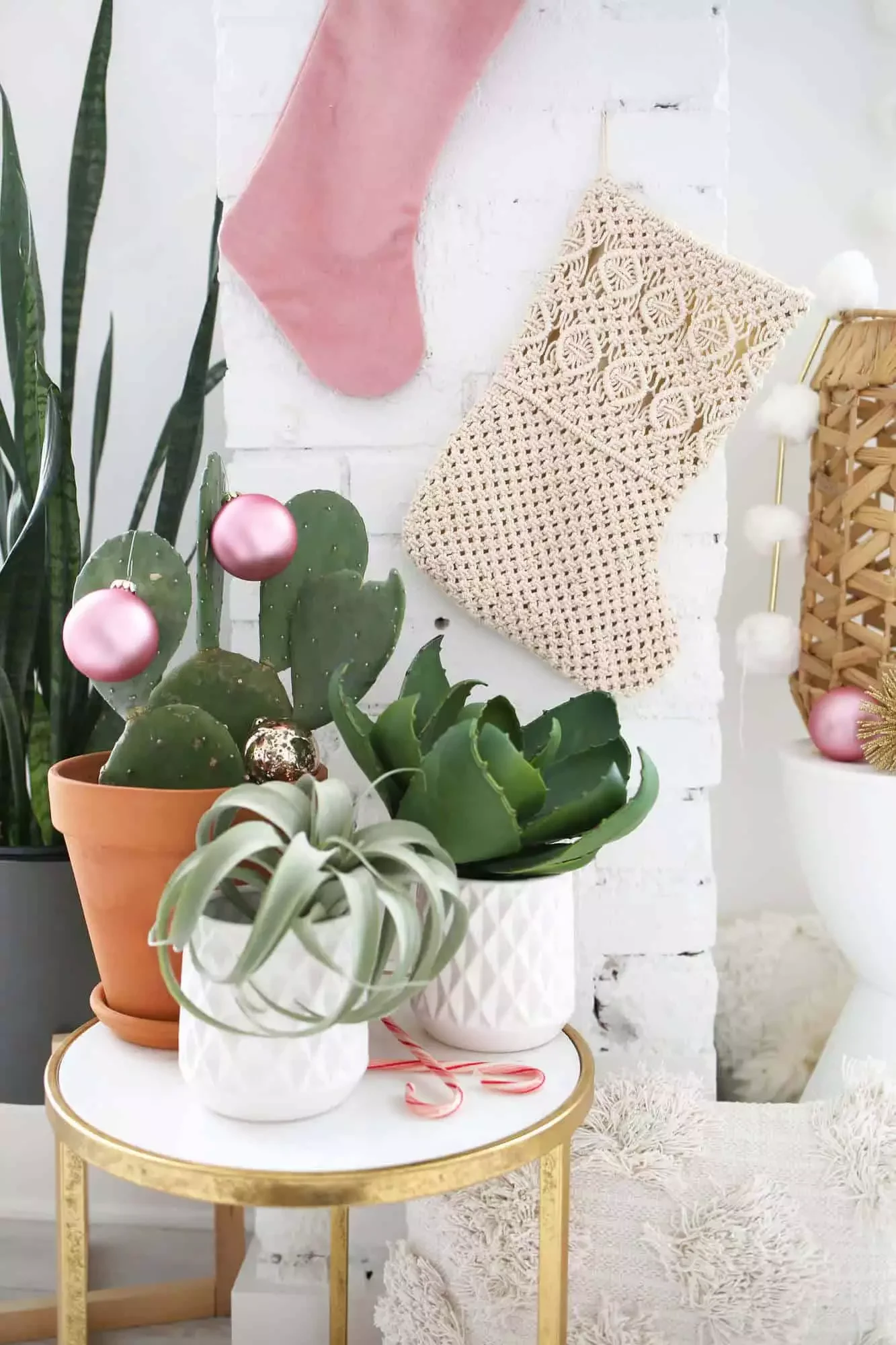 115 Stunning Christmas Decorating Ideas to Transform Your Home This Holiday Season Hang a Boho-Style Stocking