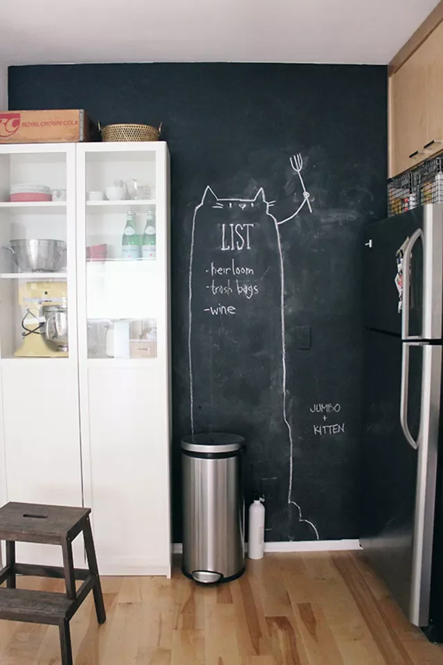 58 Smart Kitchen Organization Ideas That Will Transform Your Space Into a Clutter-Free Haven Hang a Chalkboard