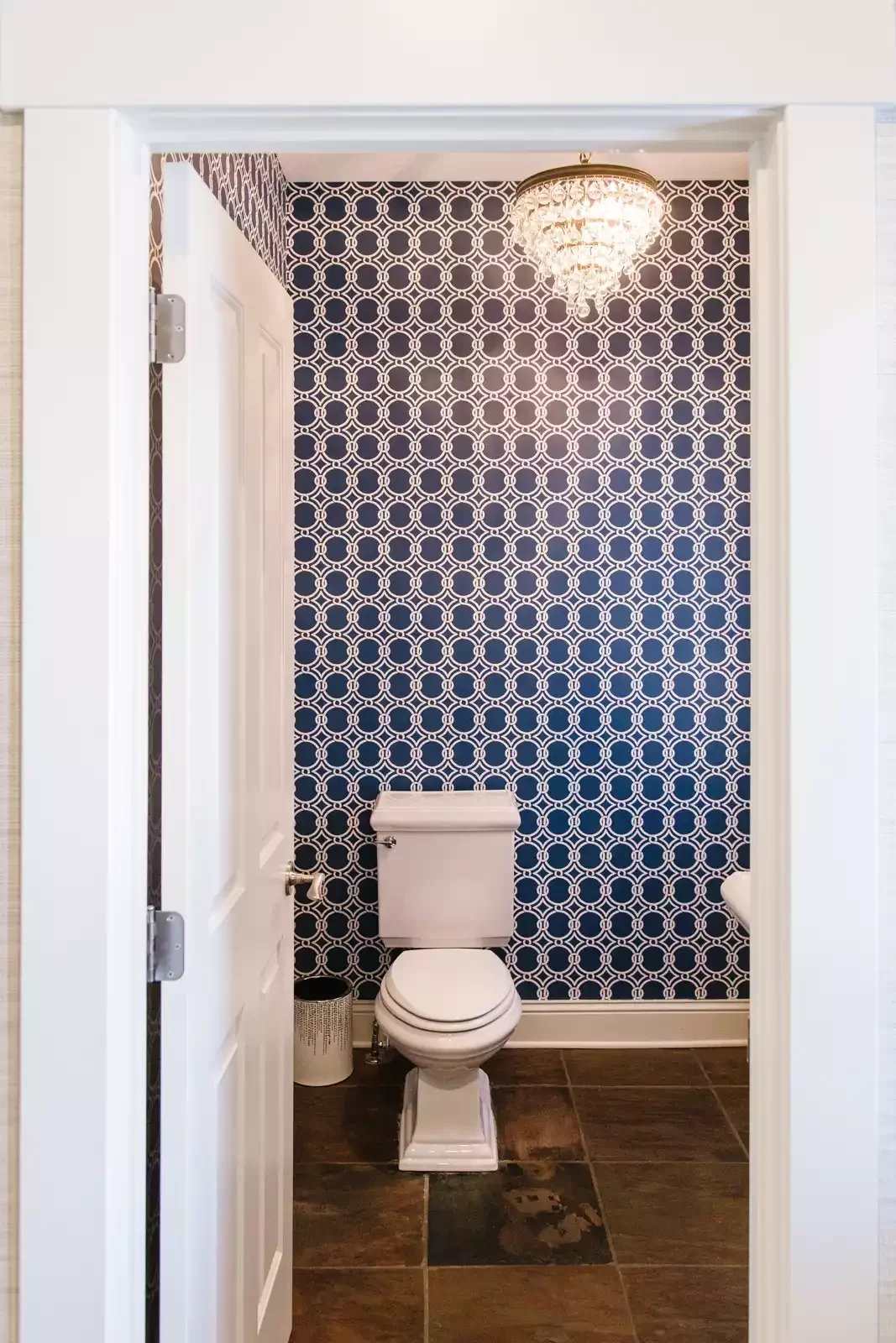 43 Stunning Powder Room Design Ideas to Transform Your Half Bath 36 Hang a Chandelier