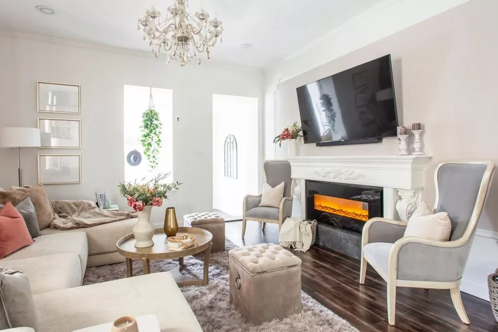 14 Brilliant Living Room Lighting Ideas That Set the Perfect Mood 13 Hang a Classic Chandelier