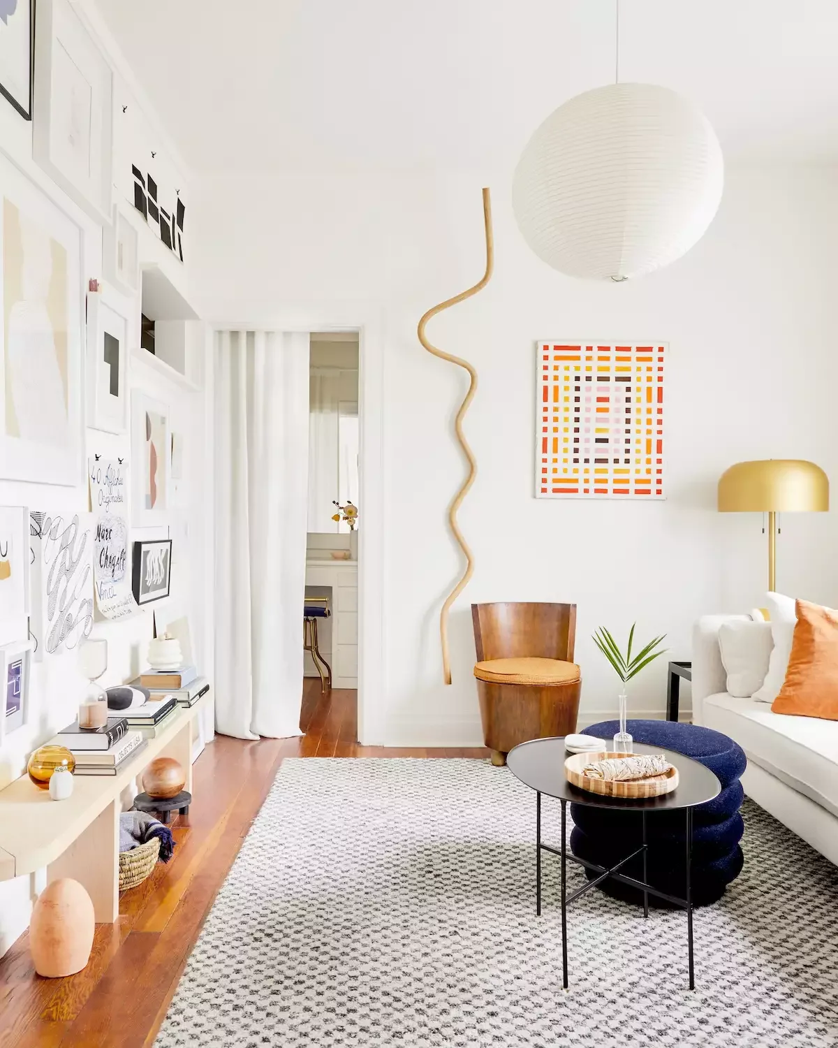 68 Stunning Contemporary Living Room Ideas That Will Transform Your Space 47 Hang a Conversation Starter