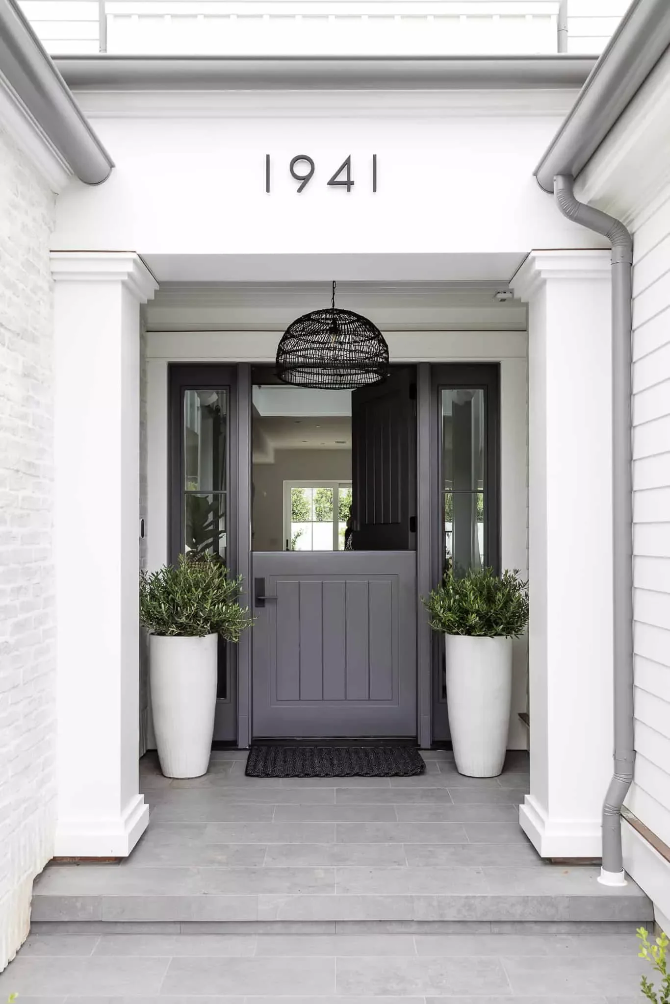 47 Stunning Modern Front Porch Ideas That Will Transform Your Home's Curb Appeal 5 Hang a Front Porch Pendant
