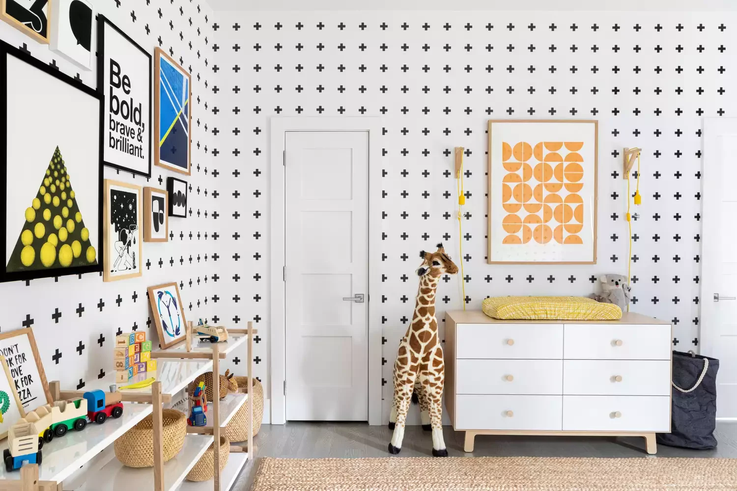 46 Nursery Design Ideas to Create Your Dream Baby Room 16 Hang a Gallery Wall