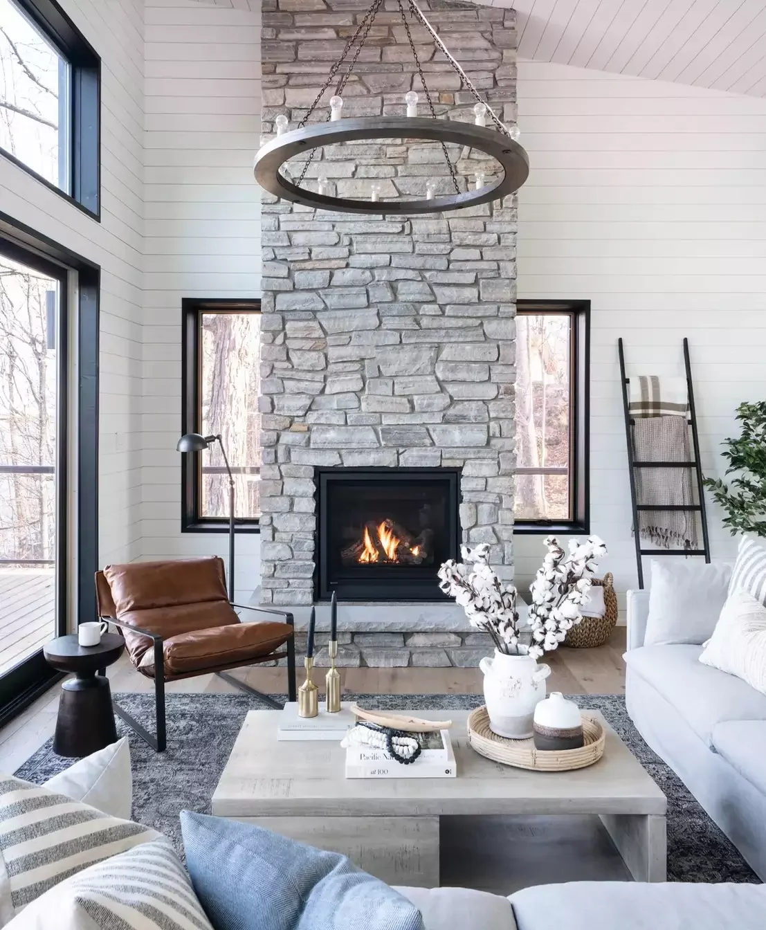 22 Stunning Ceiling Light Ideas That Will Transform Your Living Room 15 Hang a Halo Chandelier