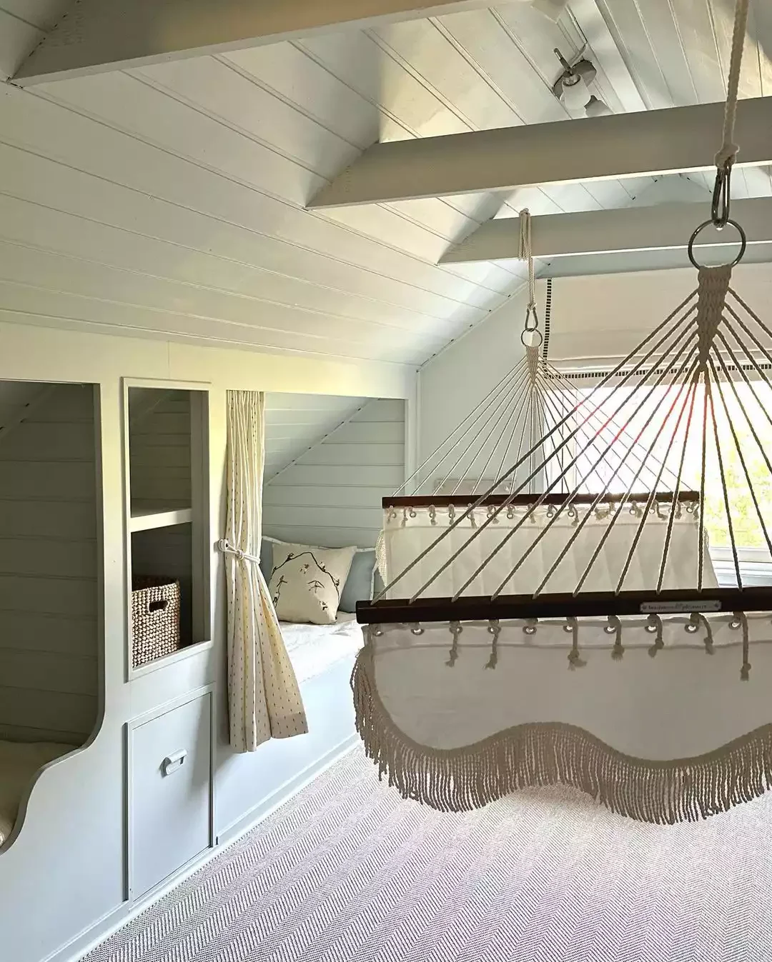 30 Brilliant Ways to Transform Your Small Attic Space With Low Ceilings 16 Hang a Hammock