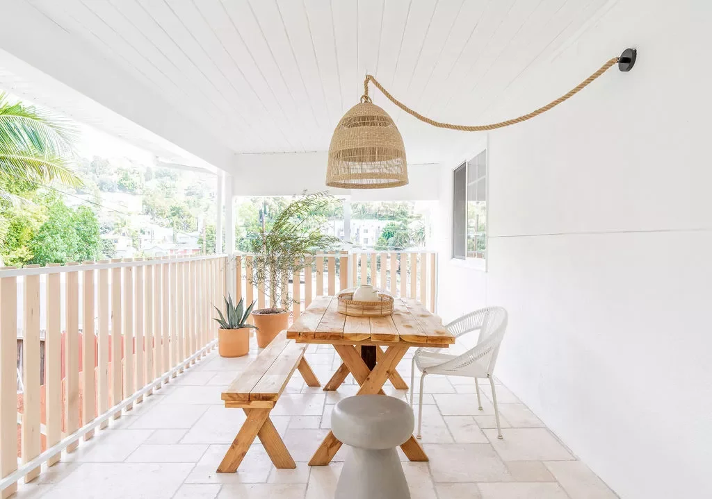 43 Budget-Friendly Small Patio Ideas That'll Transform Your Outdoor Space 18 Hang a Light Fixture