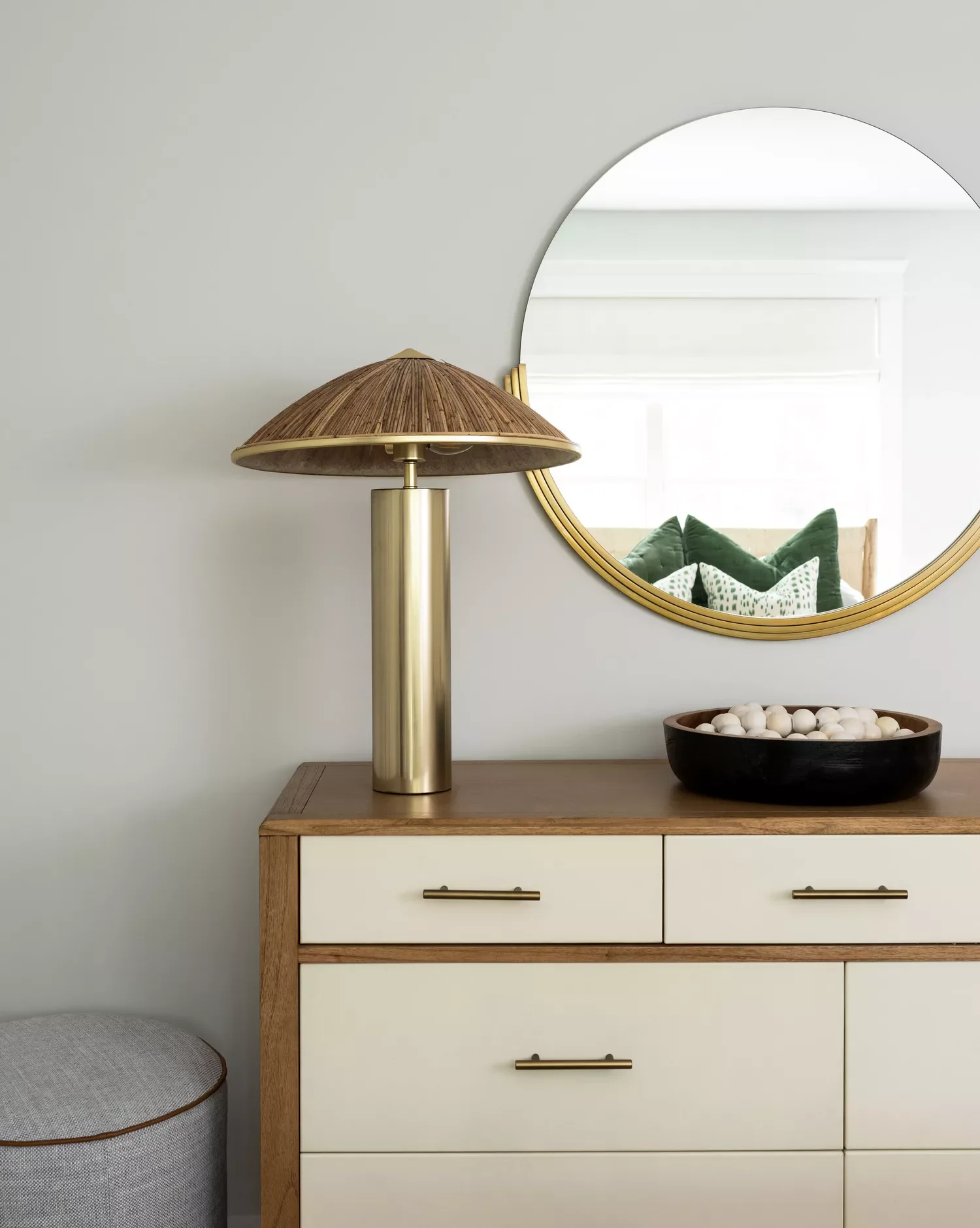 16 Beautiful Bedroom Mirror Ideas That Will Transform Your Space 9 Hang a Mirror Above the Dresser