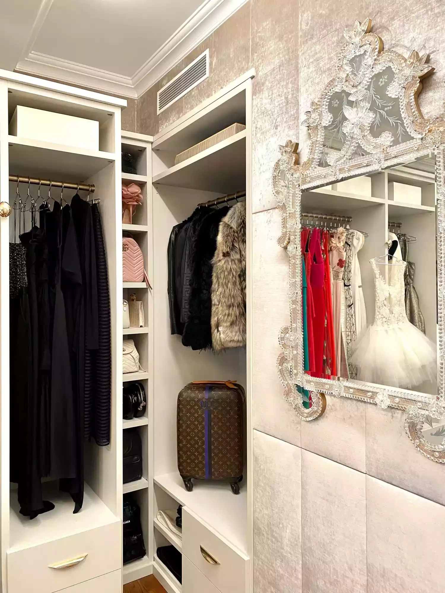 36 Brilliant Closet Organization Ideas to Transform Your Space Hang a Mirror to Dress Up Your Closet