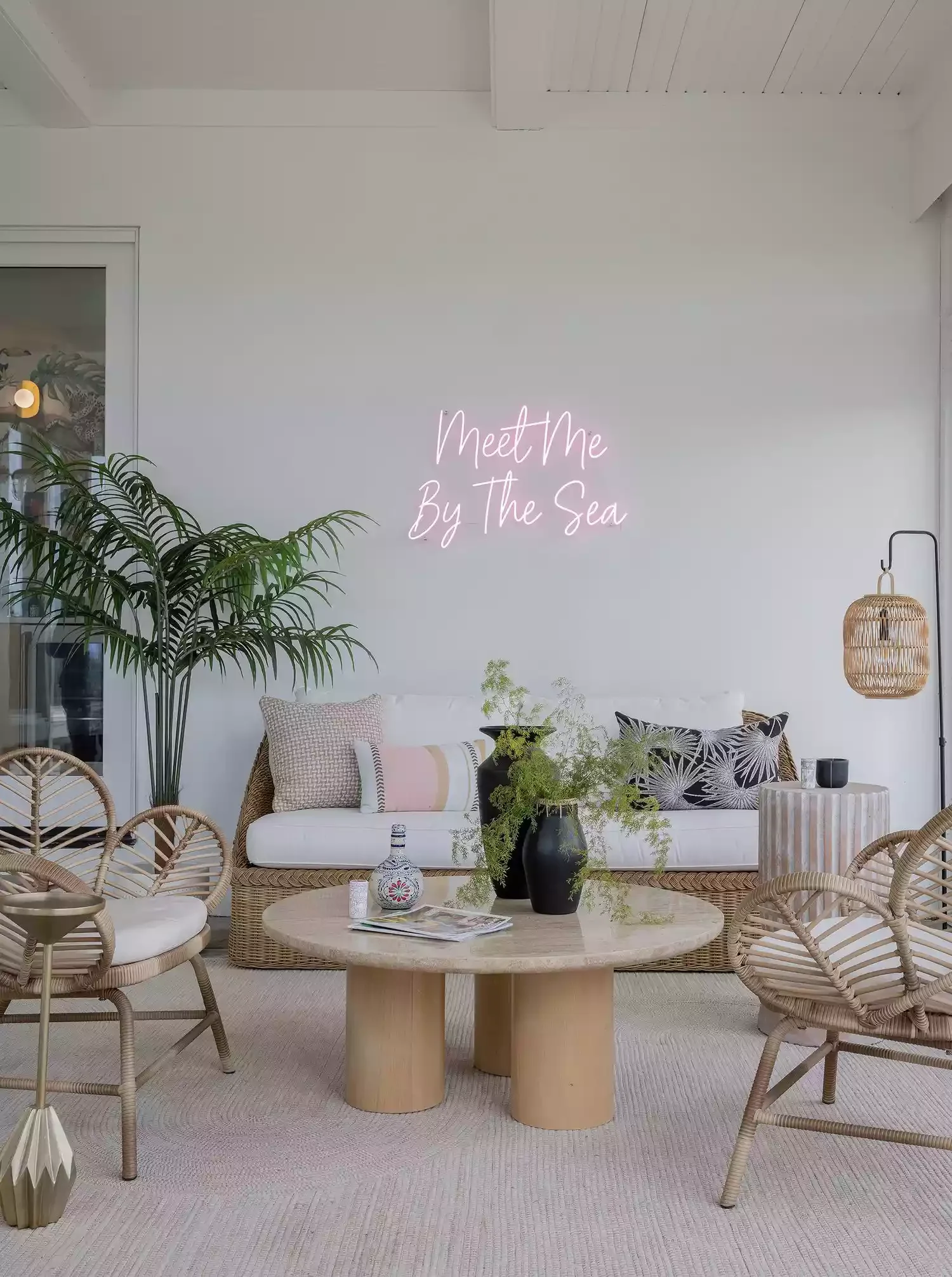 92 Living Room Styling Ideas That Will Transform Your Space Hang a Neon Sign