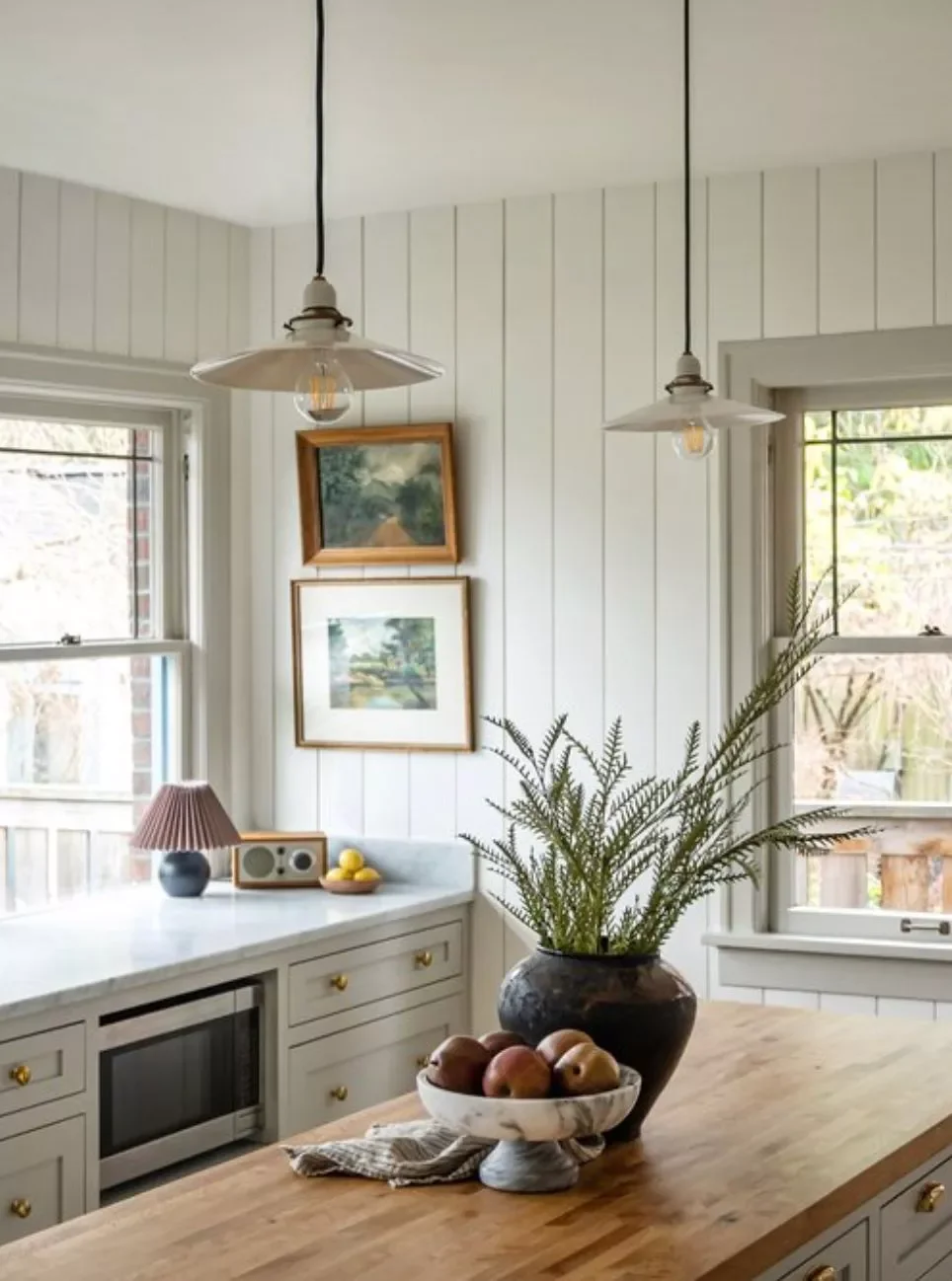58 Creative Kitchen Decorating Ideas to Transform Your Space with Style Hang a Pair of Paintings