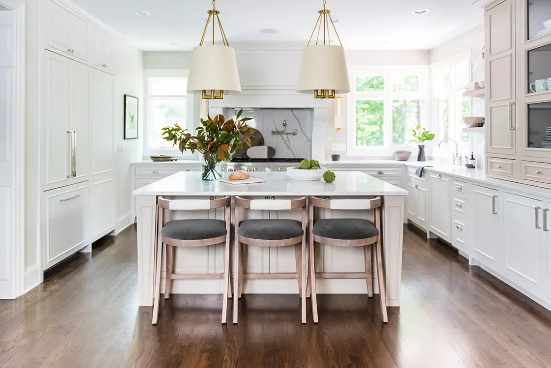 30 Brilliant Ways to Design Your Perfect U-Shaped Kitchen 9 Hang a Pair of Pendants