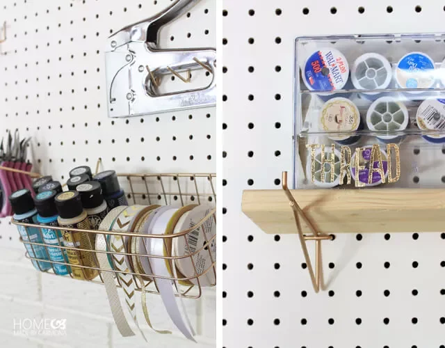 Transform Your Ribbon Storage: Smart Organization Ideas That Actually Work Hang a Pegboard
