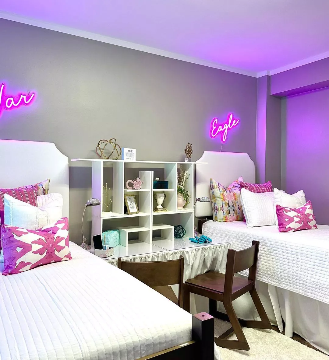 20 Creative Ways to Transform Your Dorm Room Into a Personal Haven 3 Hang a Personalized a Neon Sign