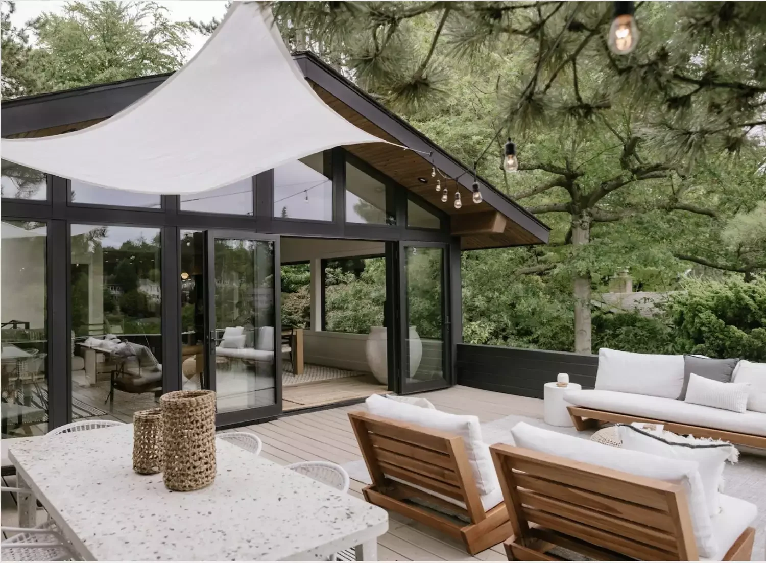 60 Garden Decor Ideas That Transform Your Outdoor Space Hang a Sailcloth Cover
