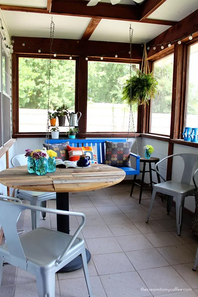 62 Stunning Screen Porch Ideas to Create the Perfect Indoor-Outdoor Retreat Hang a Screen Porch Swing
