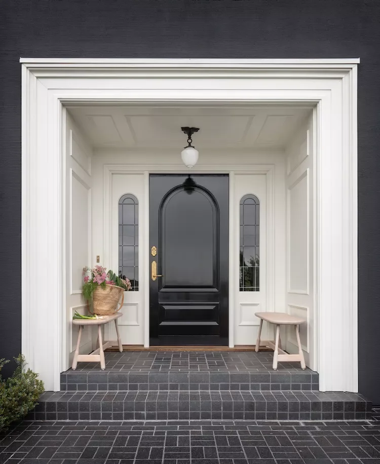 47 Stunning Small Front Porch Ideas That Transform Your Home's Curb Appeal 2 Hang a Vintage Pendant