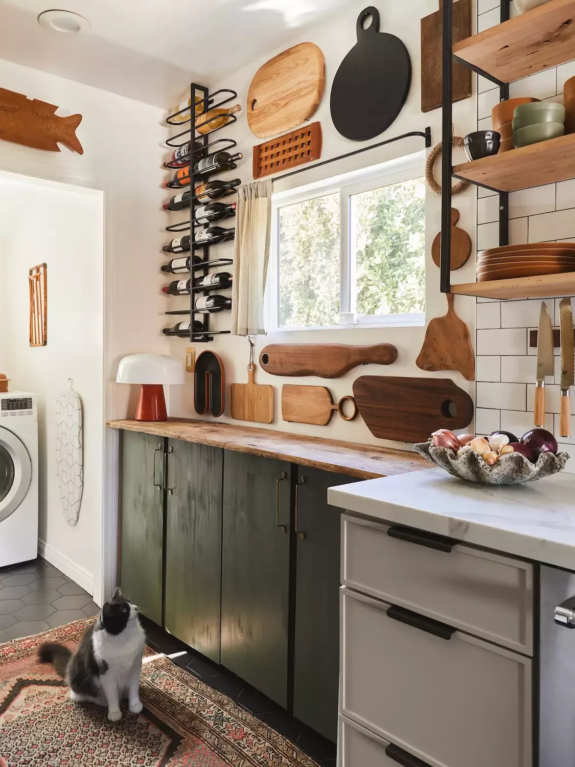 58 Creative Kitchen Decorating Ideas to Transform Your Space with Style Hang a Wine Rack