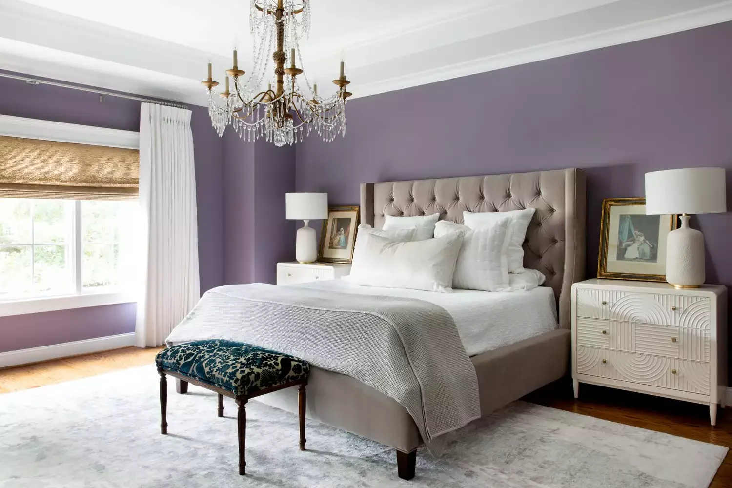 24 Cozy Bedroom Lighting Ideas You'll Absolutely Love Hang an Antique Chandelier