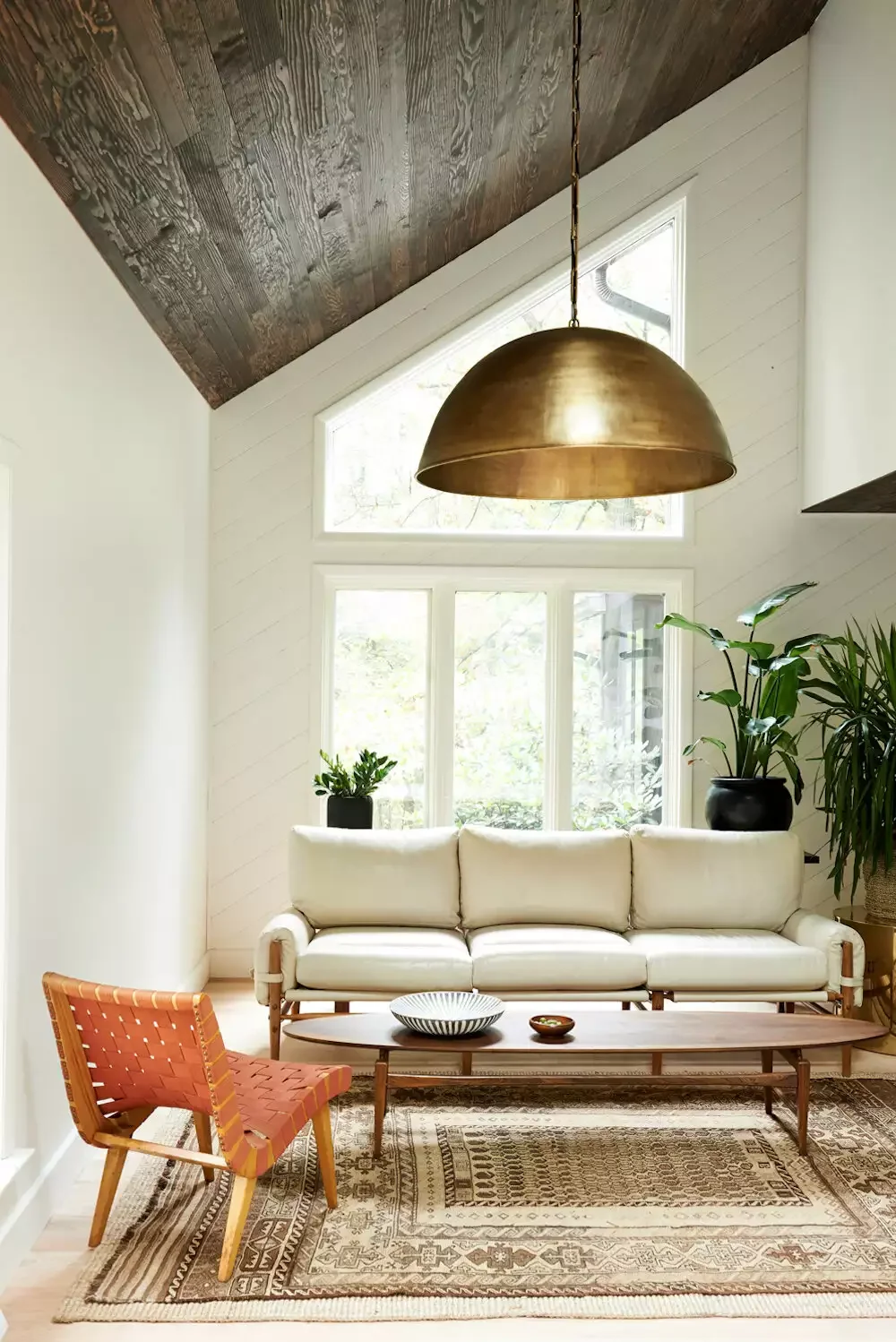 68 Stunning Contemporary Living Room Ideas That Will Transform Your Space 46 Hang an Oversized Pendant Light
