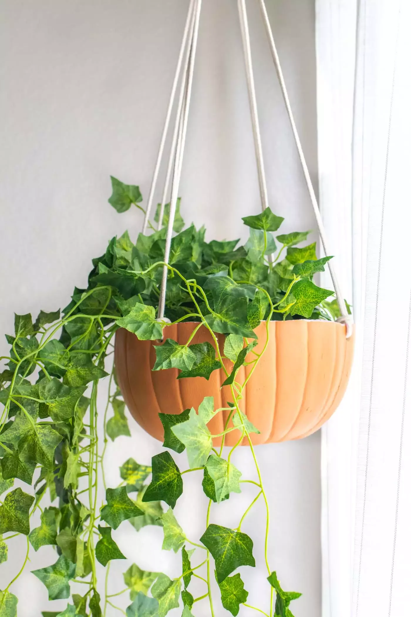 77 Creative Pumpkin Carving Ideas That'll Transform Your Fall Decorating Game 10 Hanging Pumpkin Planter