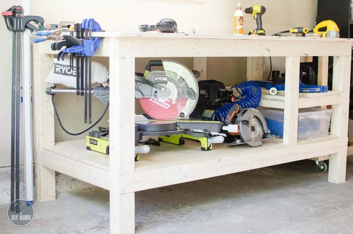15 Brilliant Garage Workstation Ideas That Transform Your Space Hardworking Workbench