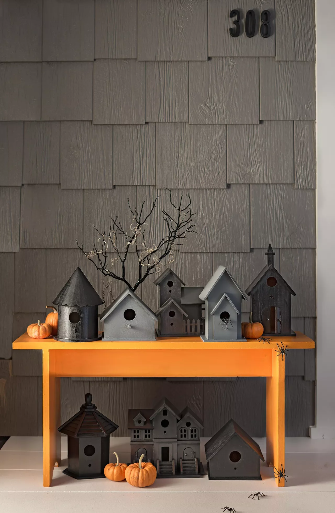 80 Quick Halloween Crafts You Can Complete in One Day 51 Haunted Halloween Birdhouses
