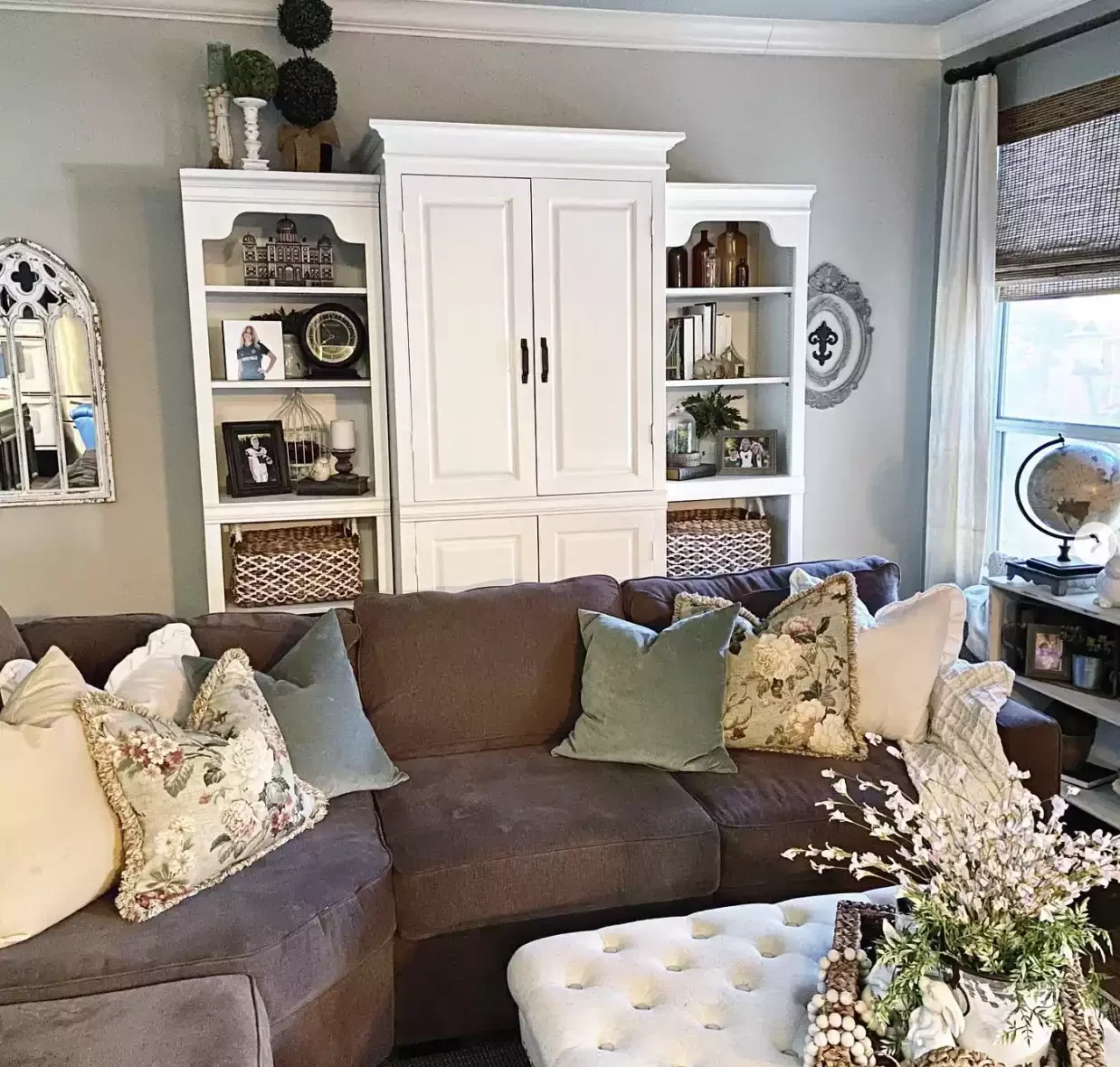 30 Stunning Dark Brown Sofa Living Room Ideas You'll Love 25 Have Fun With Curtains