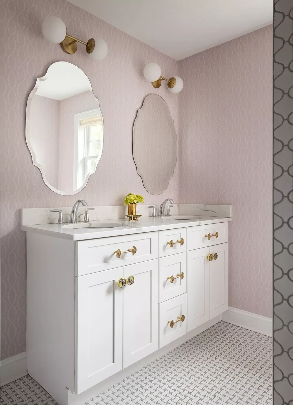 20 Budget-Friendly Ideas to Transform Your Small Bathroom 8 Have Fun With Flooring