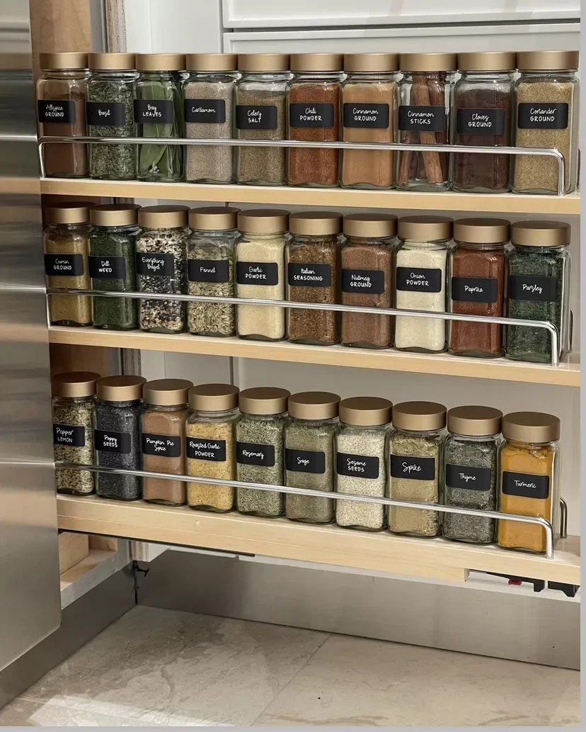 20 Creative Spice Organization Ideas That Will Transform Your Kitchen Have a Pull-Out System