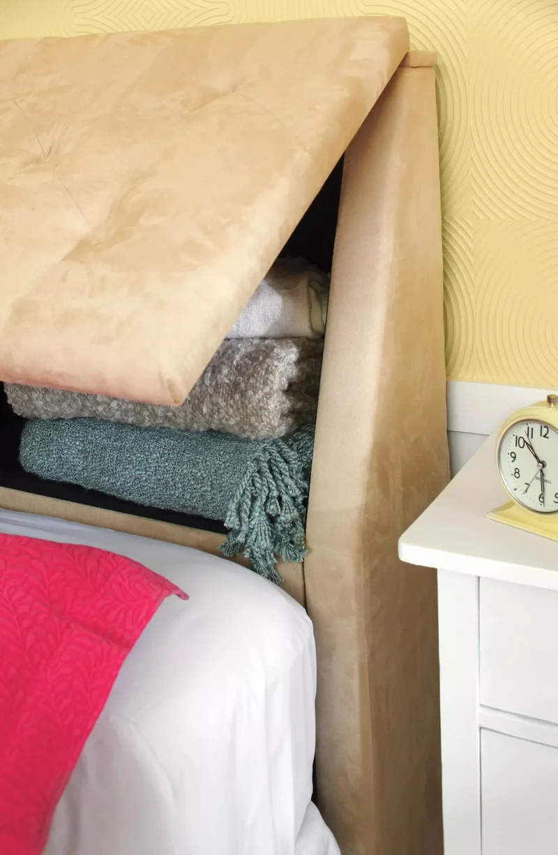 22 Smart Bedroom Storage Solutions for Better Organization 3 Headboard Convenience