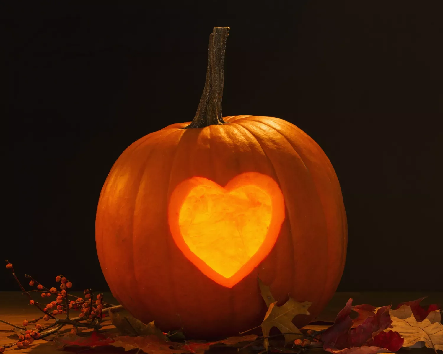 77 Creative Pumpkin Carving Ideas That'll Transform Your Fall Decorating Game 36 Heart Shaped Pumpkin