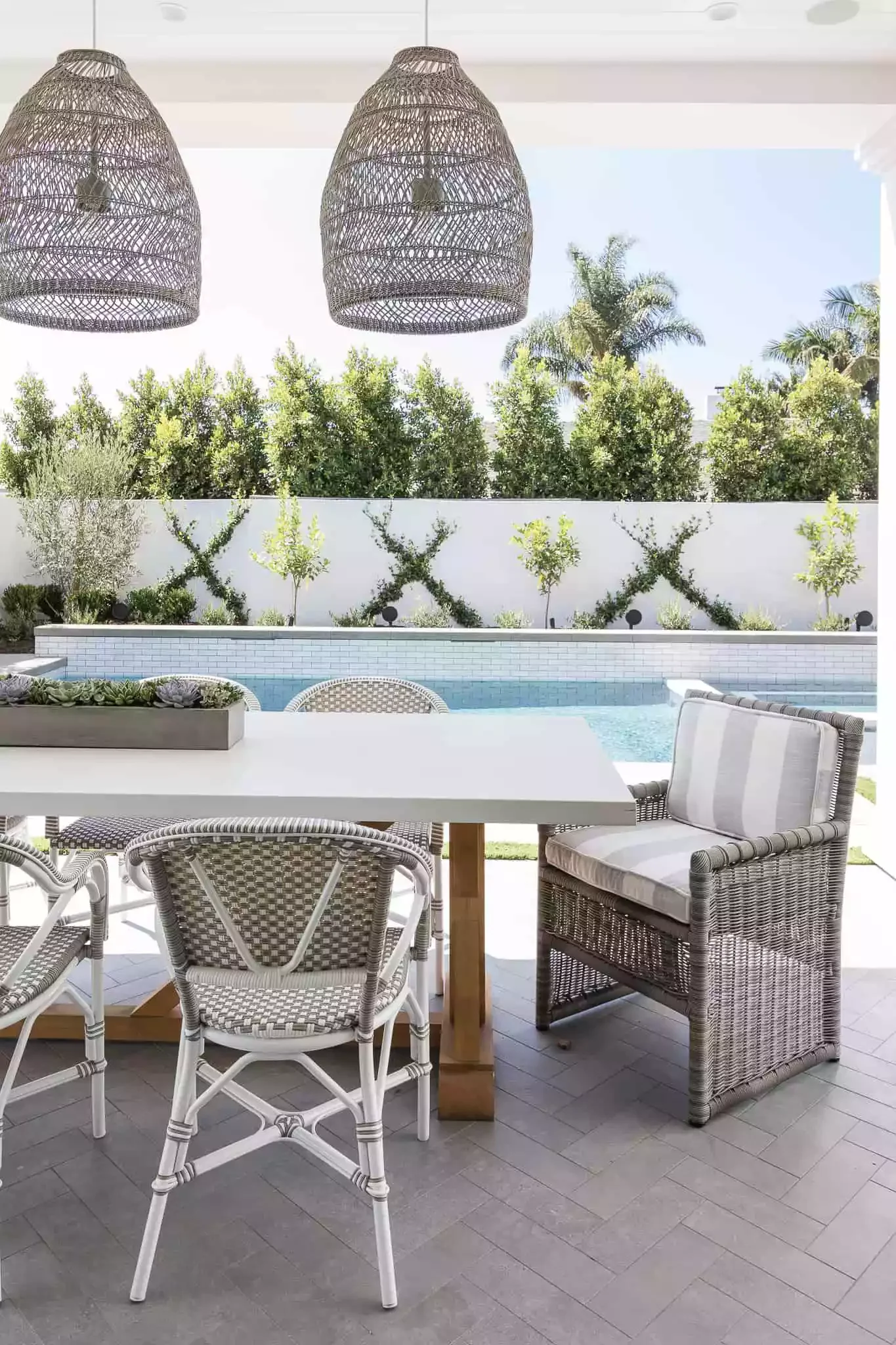 36 Stunning Concrete Patio Designs That Will Transform Your Outdoor Space 8 Herringbone Block Concrete Patio