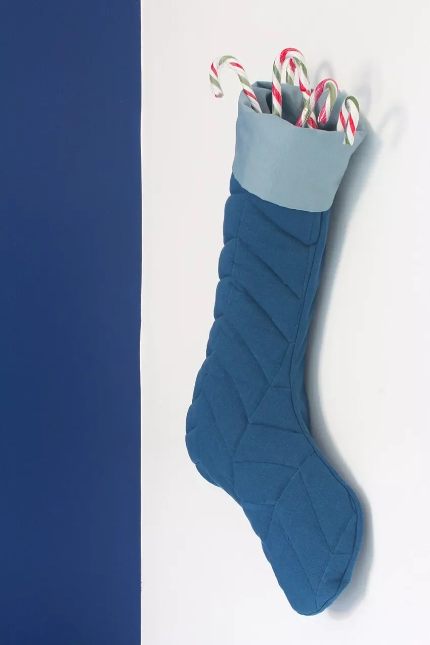 41 Creative DIY Christmas Stocking Ideas That Will Transform Your Holiday Decor 40 Herringbone Quilted Stocking