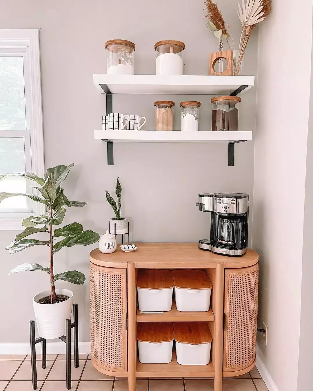43 Stylish Coffee Bar Ideas That'll Transform Your Morning Routine Hidden Coffee Bar Storage
