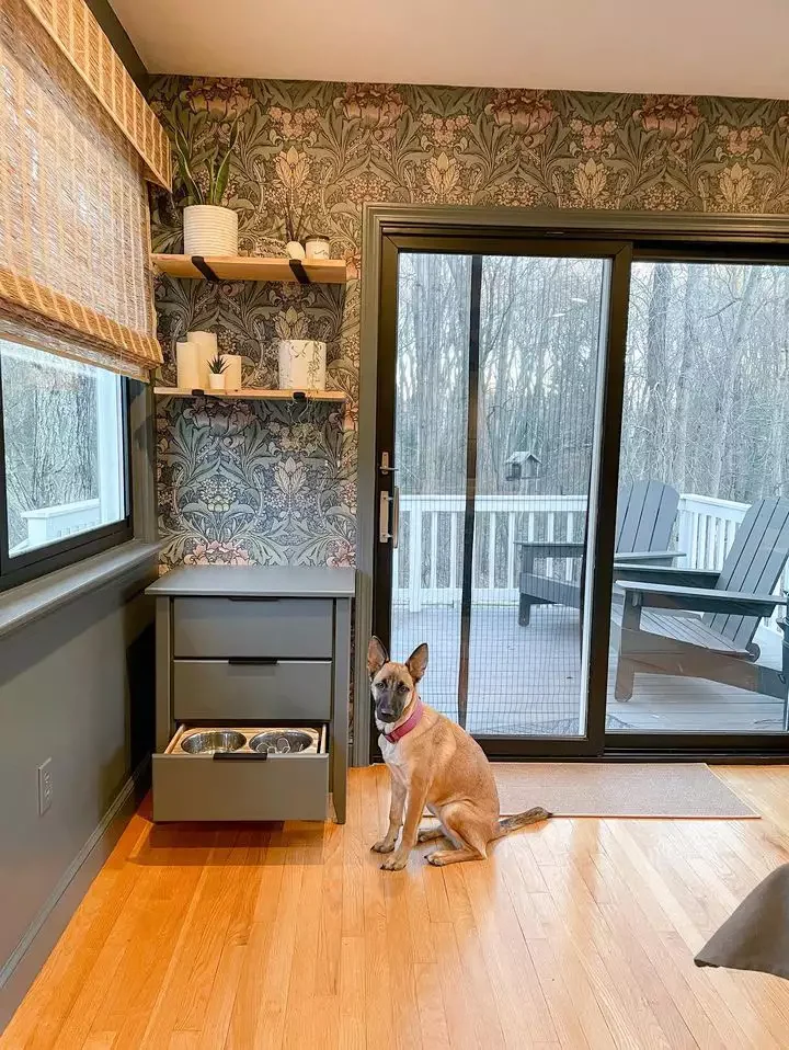 10 Stylish Dog Food Storage Solutions That Blend Into Your Home Decor Hide It in a Side Table