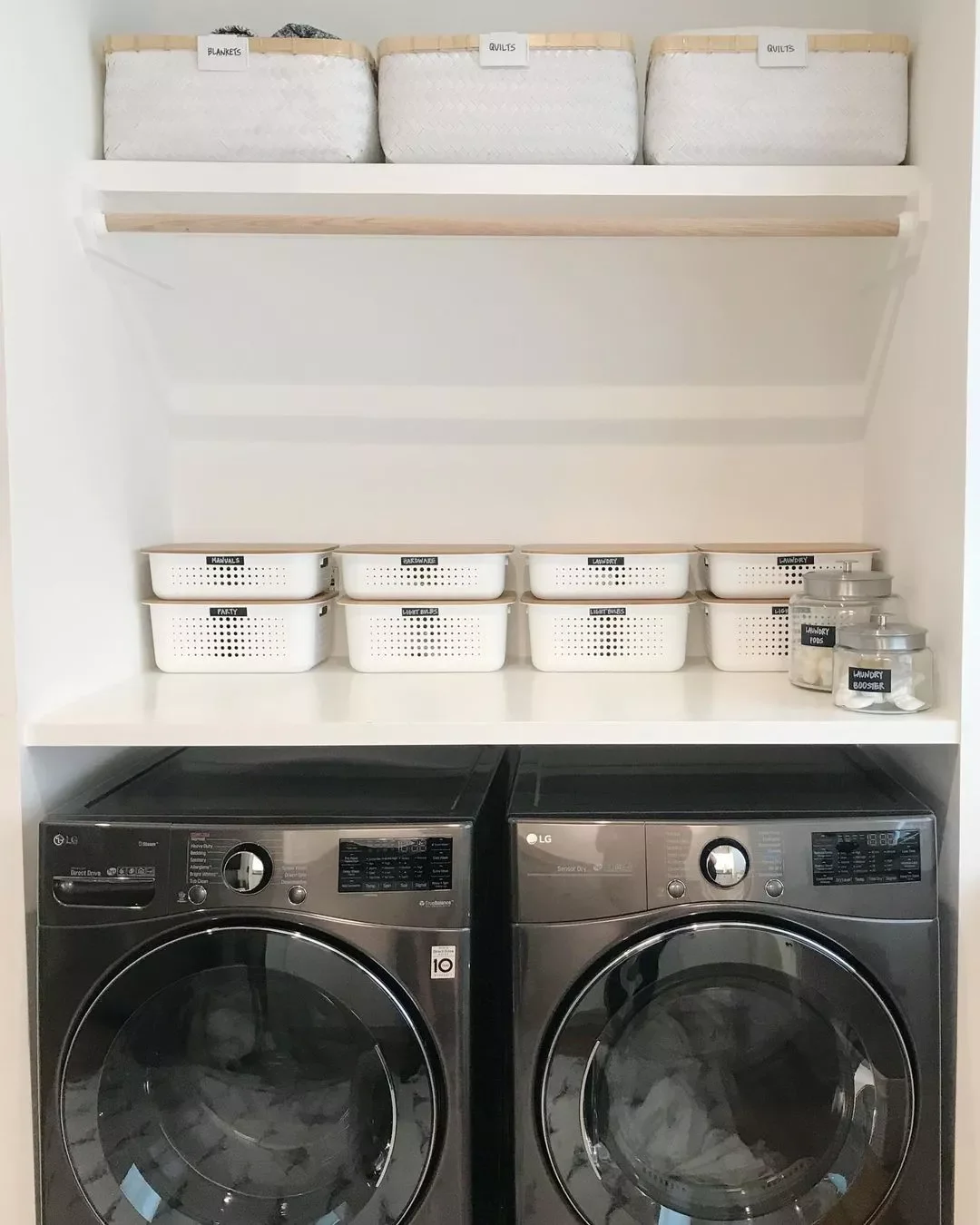 12 Brilliant Ways to Organize Your Laundry Detergent Like a Pro Hide Your Detergent in Closed Storage Containers