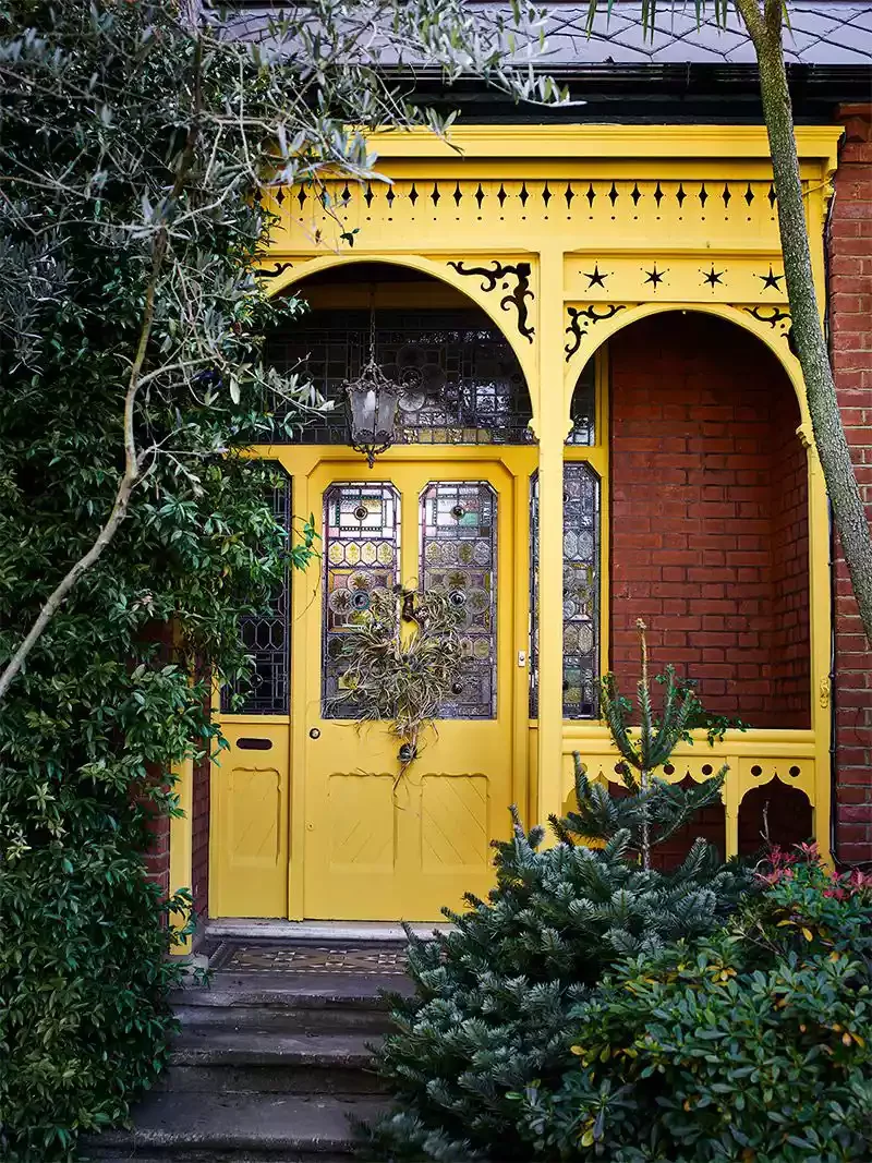 39 Stunning Front Door Decor Ideas to Welcome Every Season Highlight Architectural Details