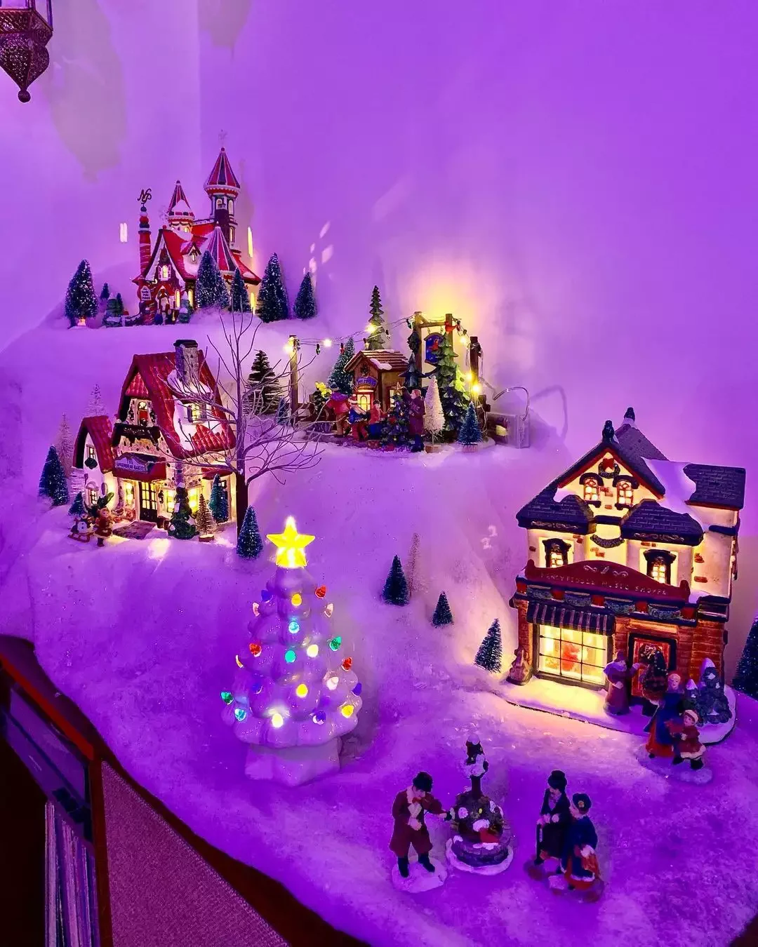 20 Magical Christmas Village Display Ideas That Will Transform Your Home Into a Winter Wonderland 19 Hilly Village