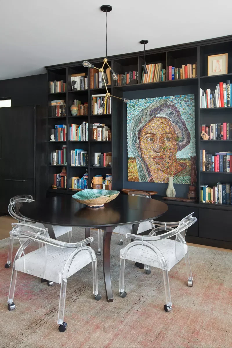 44 Inspiring Home Library Ideas to Create Your Perfect Reading Sanctuary 39 Home Library Dining Room
