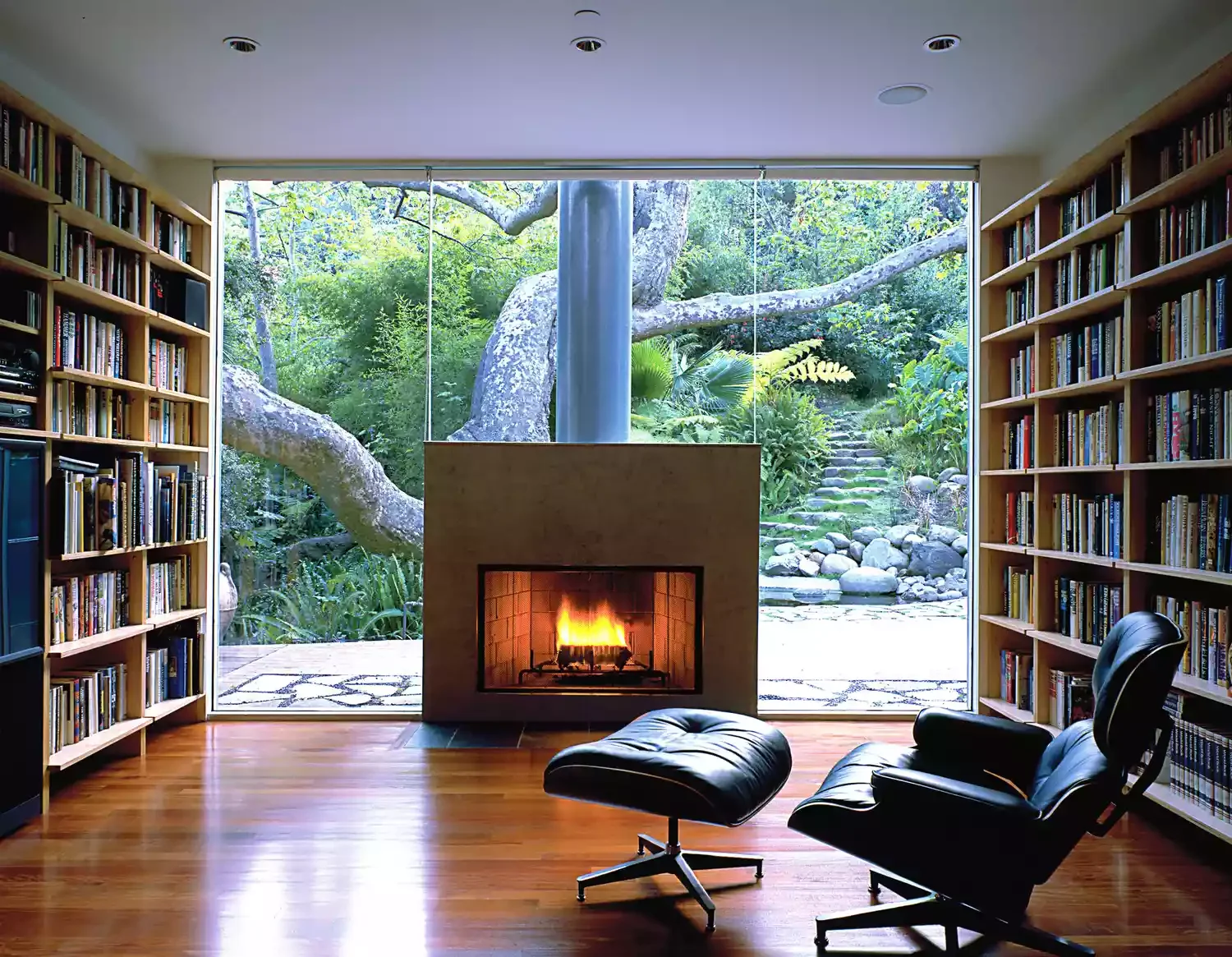 44 Inspiring Home Library Ideas to Create Your Perfect Reading Sanctuary 12 Home Library Fireplace