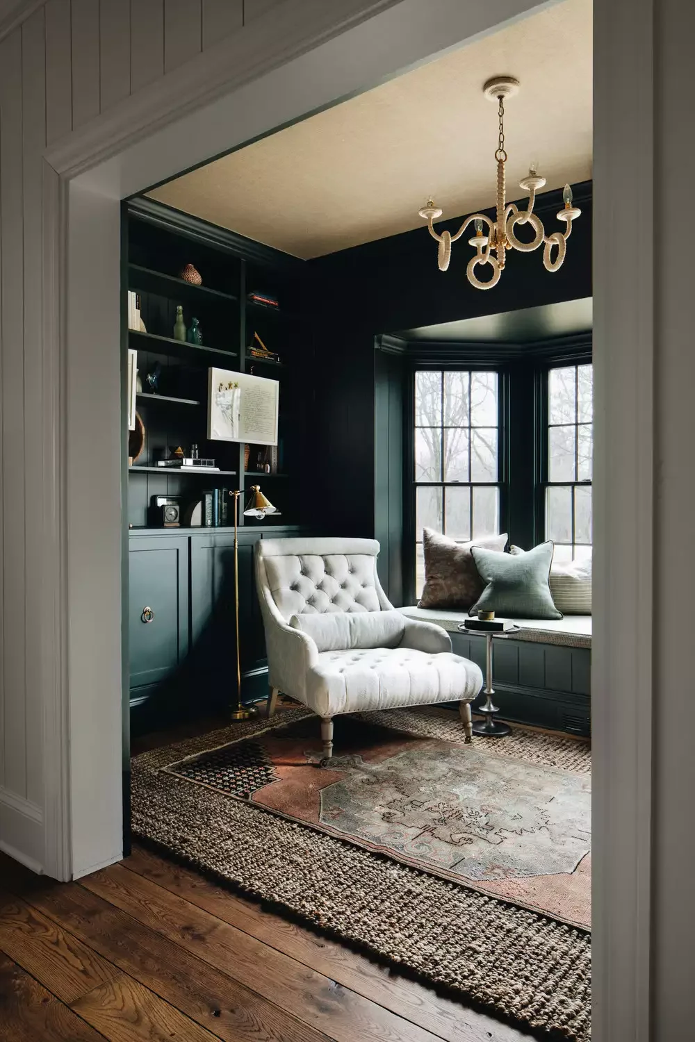 44 Inspiring Home Library Ideas to Create Your Perfect Reading Sanctuary 26 Home Library Window Seat