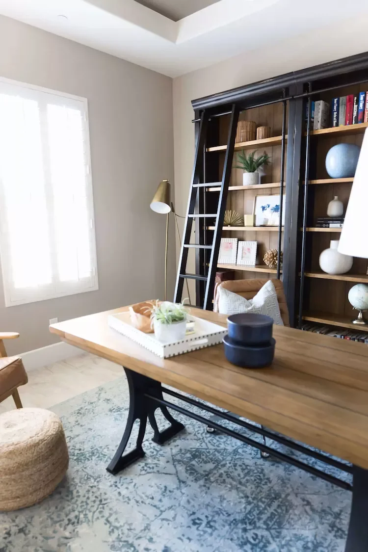 44 Inspiring Home Library Ideas to Create Your Perfect Reading Sanctuary 10 Home Office Library