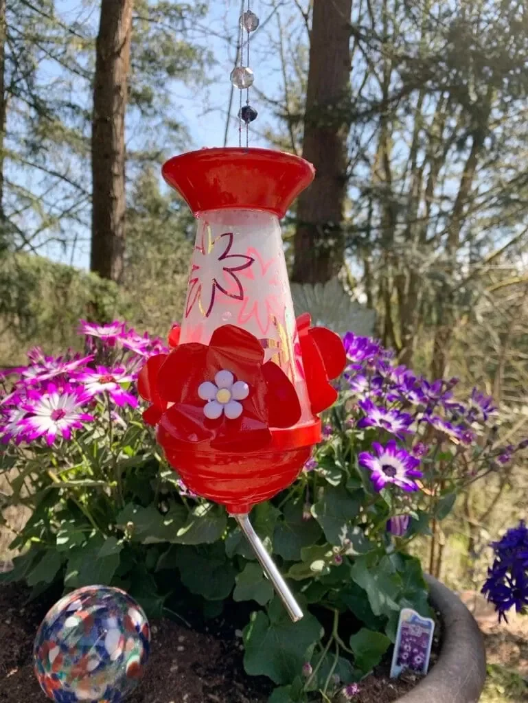 Homemade Hummingbird Feeder