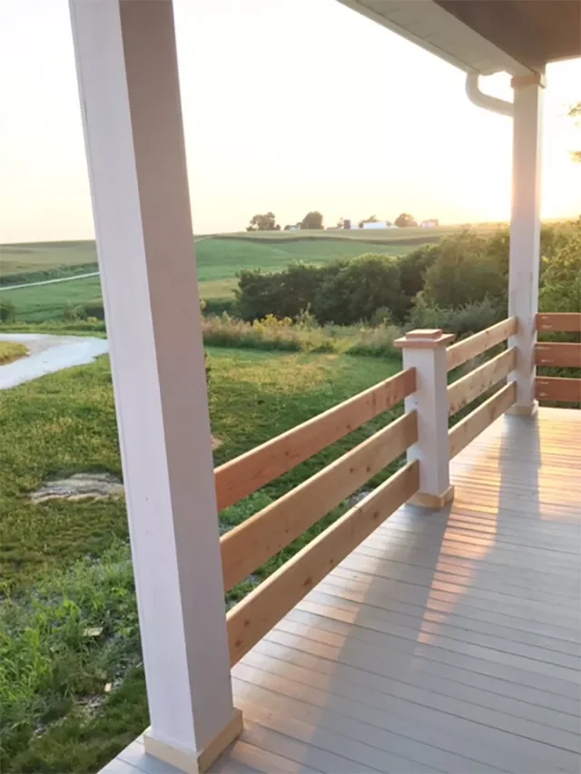 33 Stunning Deck Railing Ideas That Will Transform Your Outdoor Space 1 Horizontal Back Porch Railings