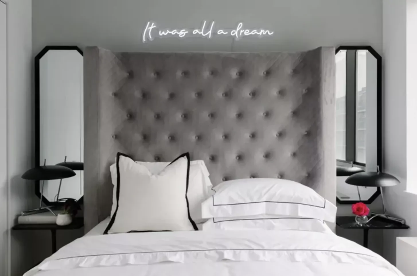 32 Stunning Gray Bedroom Ideas That Will Transform Your Space 6 Hotel-Like Gray Bedroom